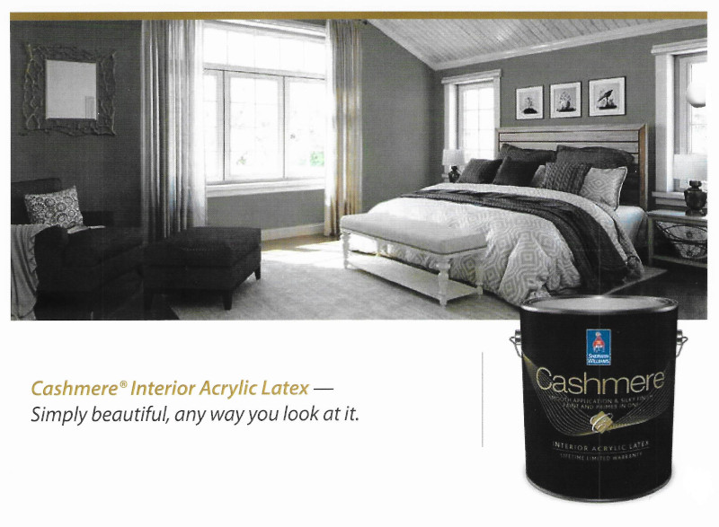 sherwin-williams cashmere interior paint