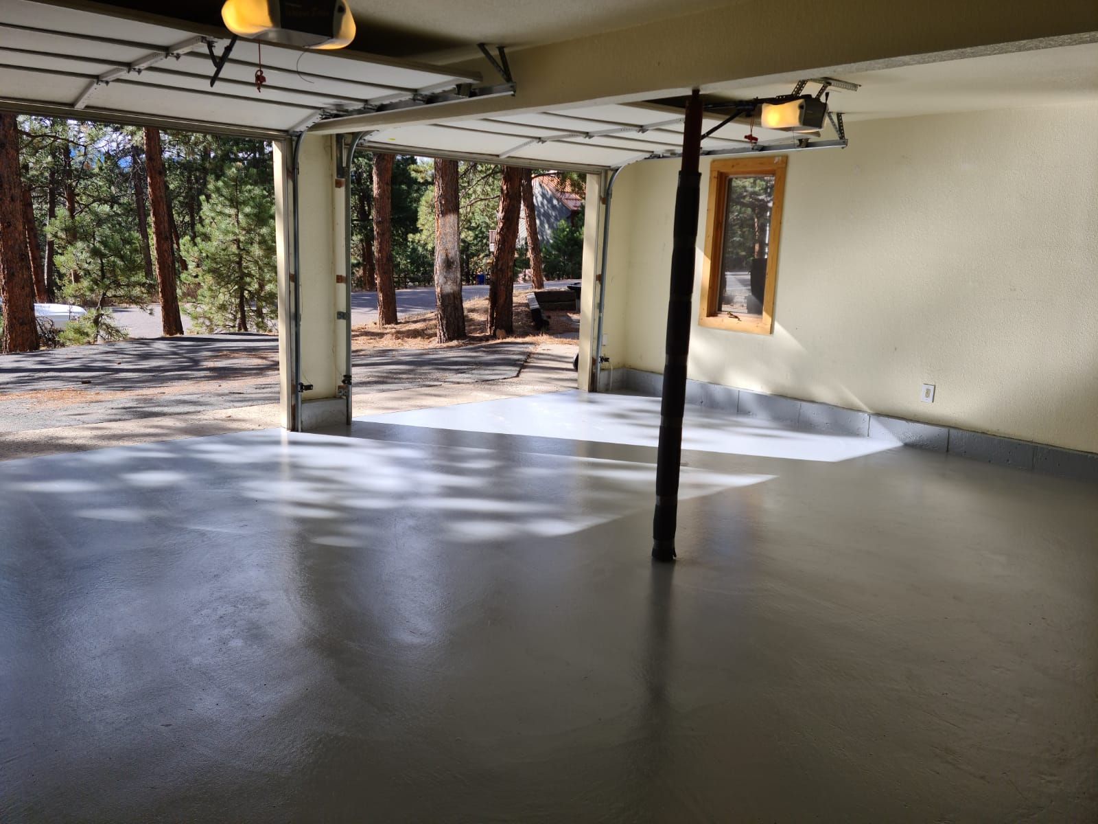 garage floor painted by excellent painters