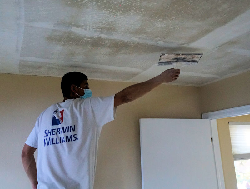 popcorn ceiling removal